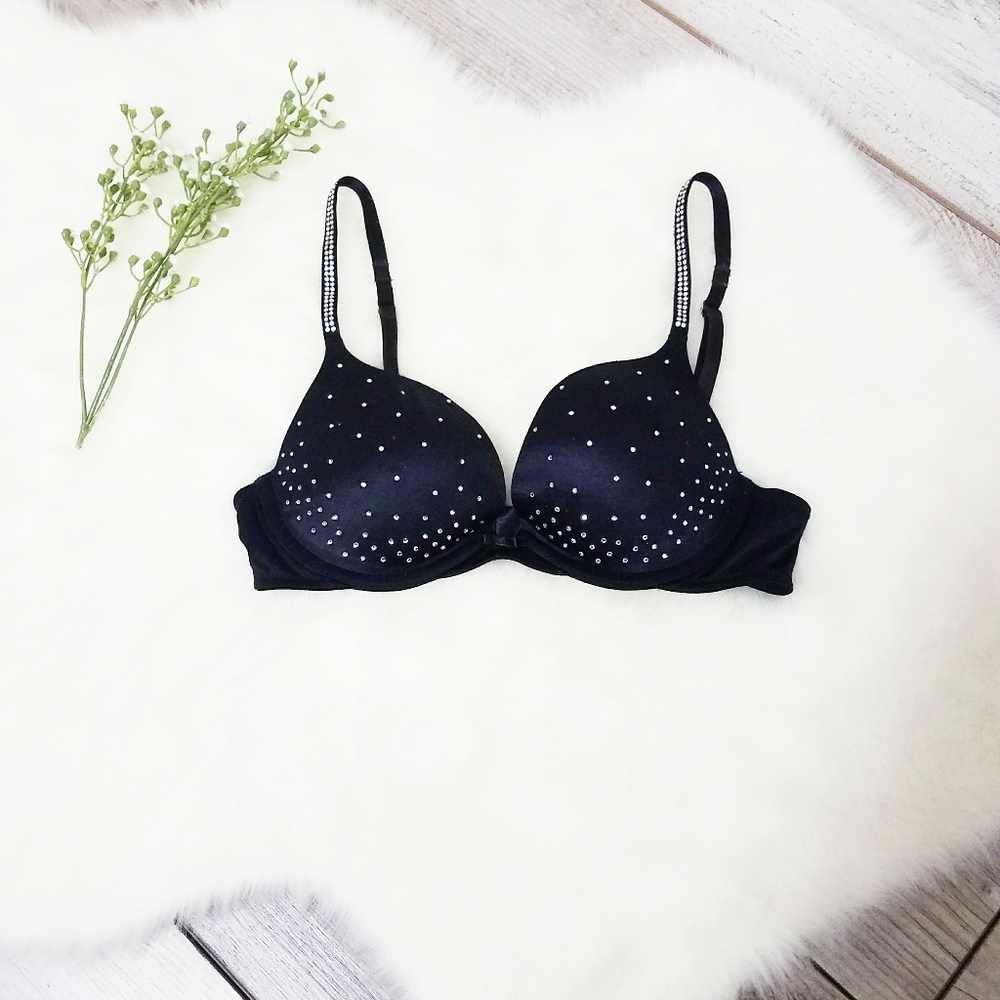 Victoria's Secret Very Sexy Rhinestone Pushup Bra